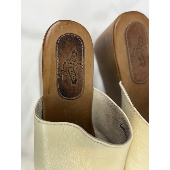 Freebird by Steven Loveland Brown Leather Slide Sandals Platform Women's US 10 - Picture 4 of 12